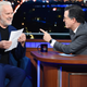 Illustration for article titled Tim Robbins quizzes Stephen Colbert, whos somehow never seen iThe Shawshank Redemption/i